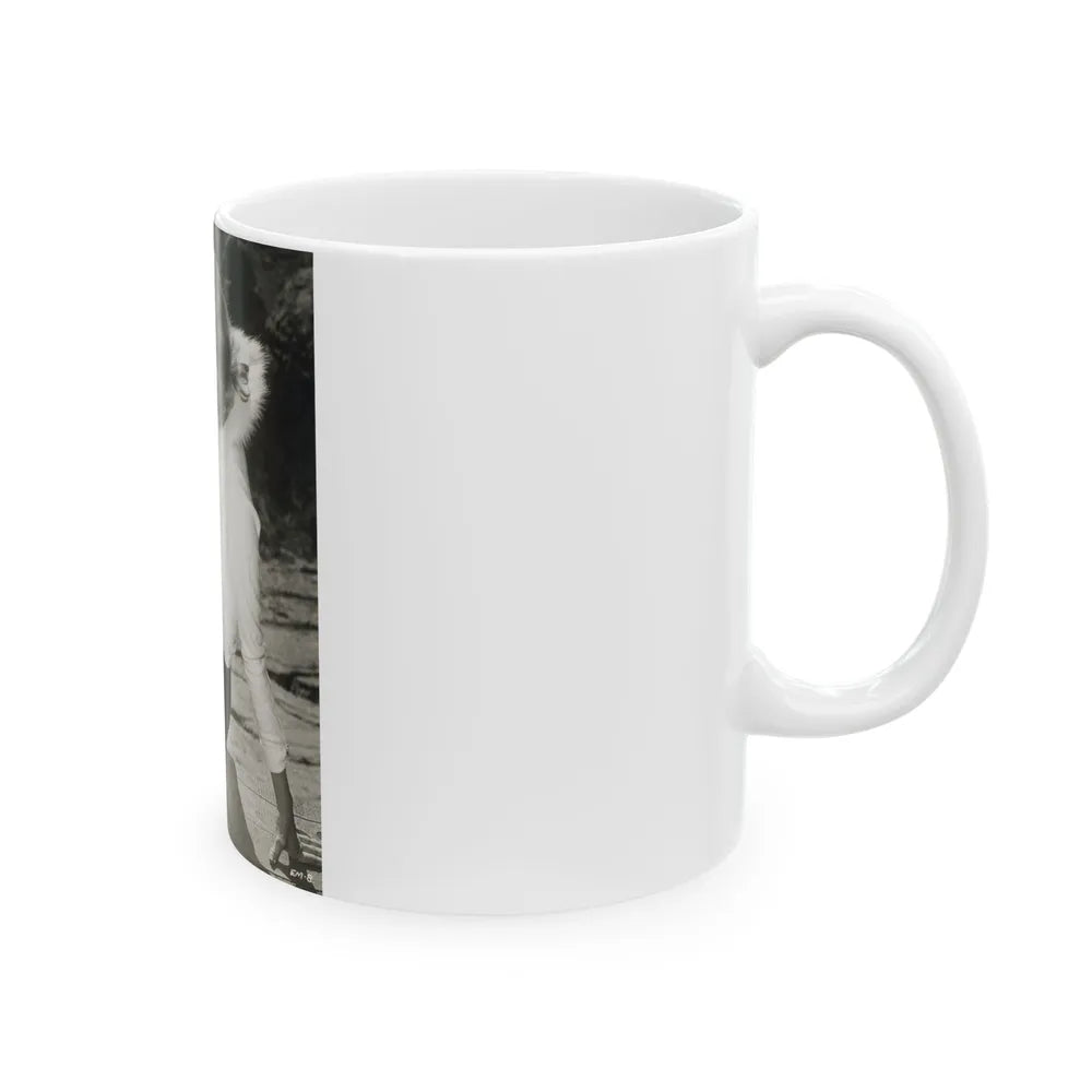 Eve Meyer #45 (Vintage Female Icon) White Coffee Mug-Go Mug Yourself