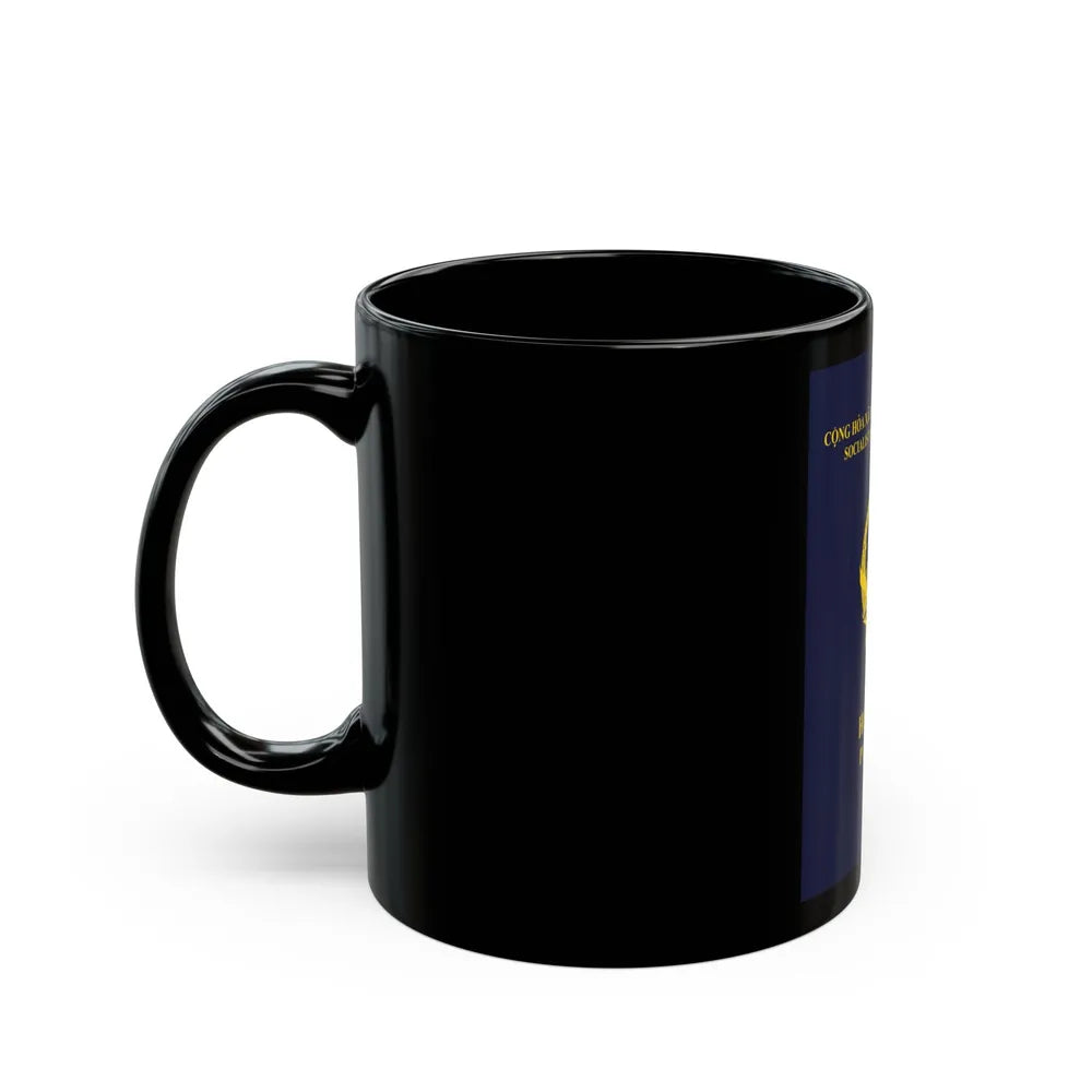 Vietnam Passport - Black Coffee Mug-Go Mug Yourself