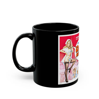 COME PLAY WITH ME 1977 Movie Poster - Black Coffee Mug-Go Mug Yourself