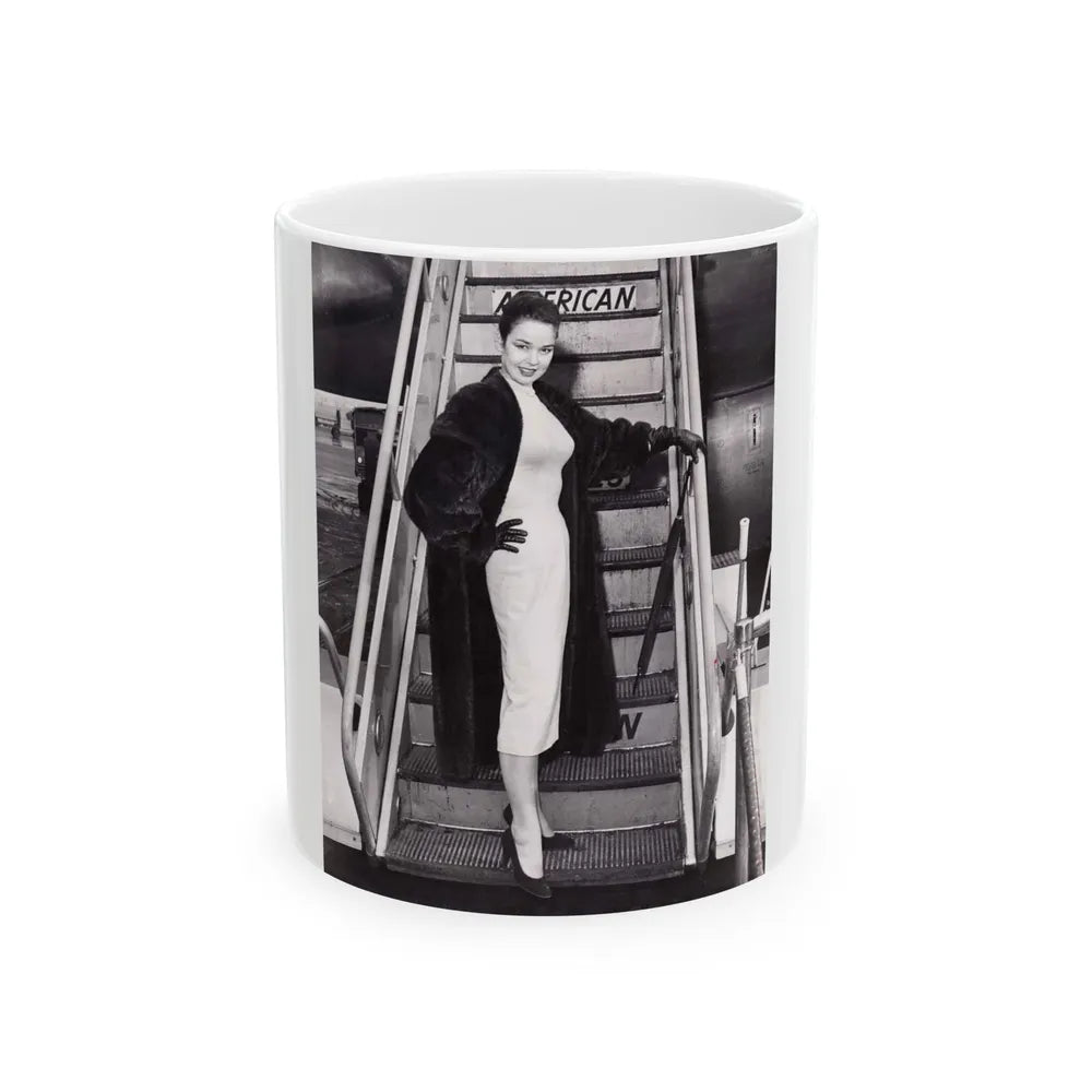 Kathryn Grant #117 (Vintage Female Icon) White Coffee Mug-11oz-Go Mug Yourself