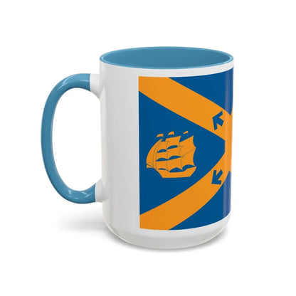 Flag of Halifax Canada - Accent Coffee Mug-Go Mug Yourself