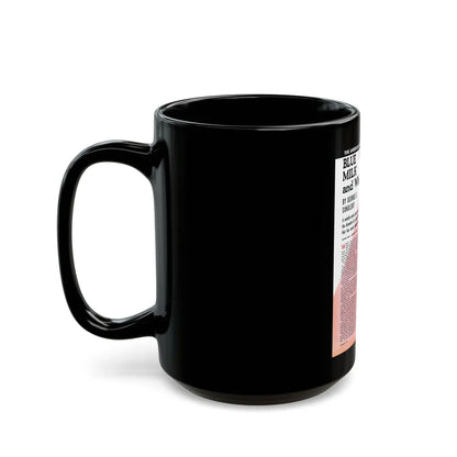 Blue Milk and White, Liberty, November 26, 1938 - Black Coffee Mug-Go Mug Yourself