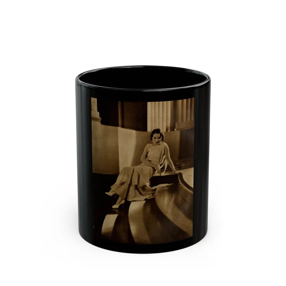 Fay Wray #215 1 (Vintage Female Icon) Black Coffee Mug-11oz-Go Mug Yourself