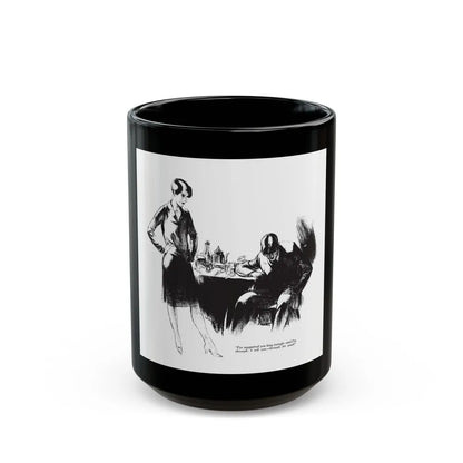 Blood Money (2), Collier's, March 10, 1928 - Black Coffee Mug-15oz-Go Mug Yourself