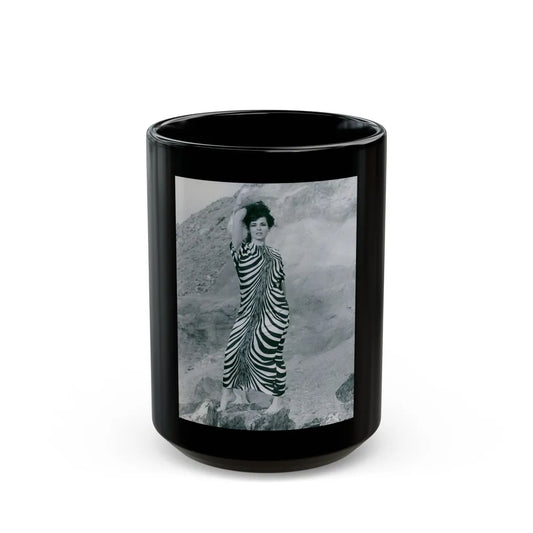 Gila Golan #133 (Vintage Female Icon) Black Coffee Mug-15oz-Go Mug Yourself