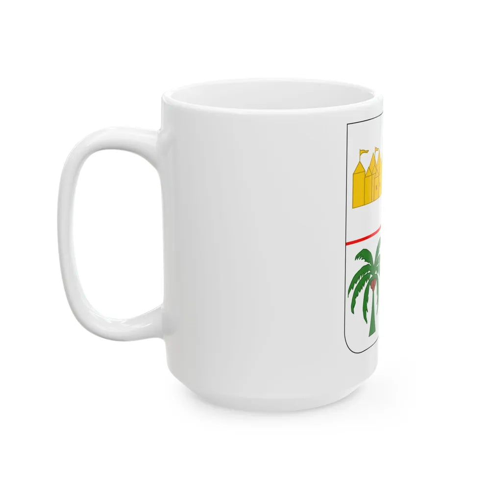 Coat of arms of Benin 2 - White Coffee Mug-Go Mug Yourself