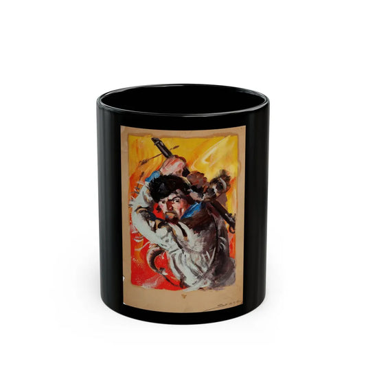 Five story illustrations (2) - Black Coffee Mug-11oz-Go Mug Yourself