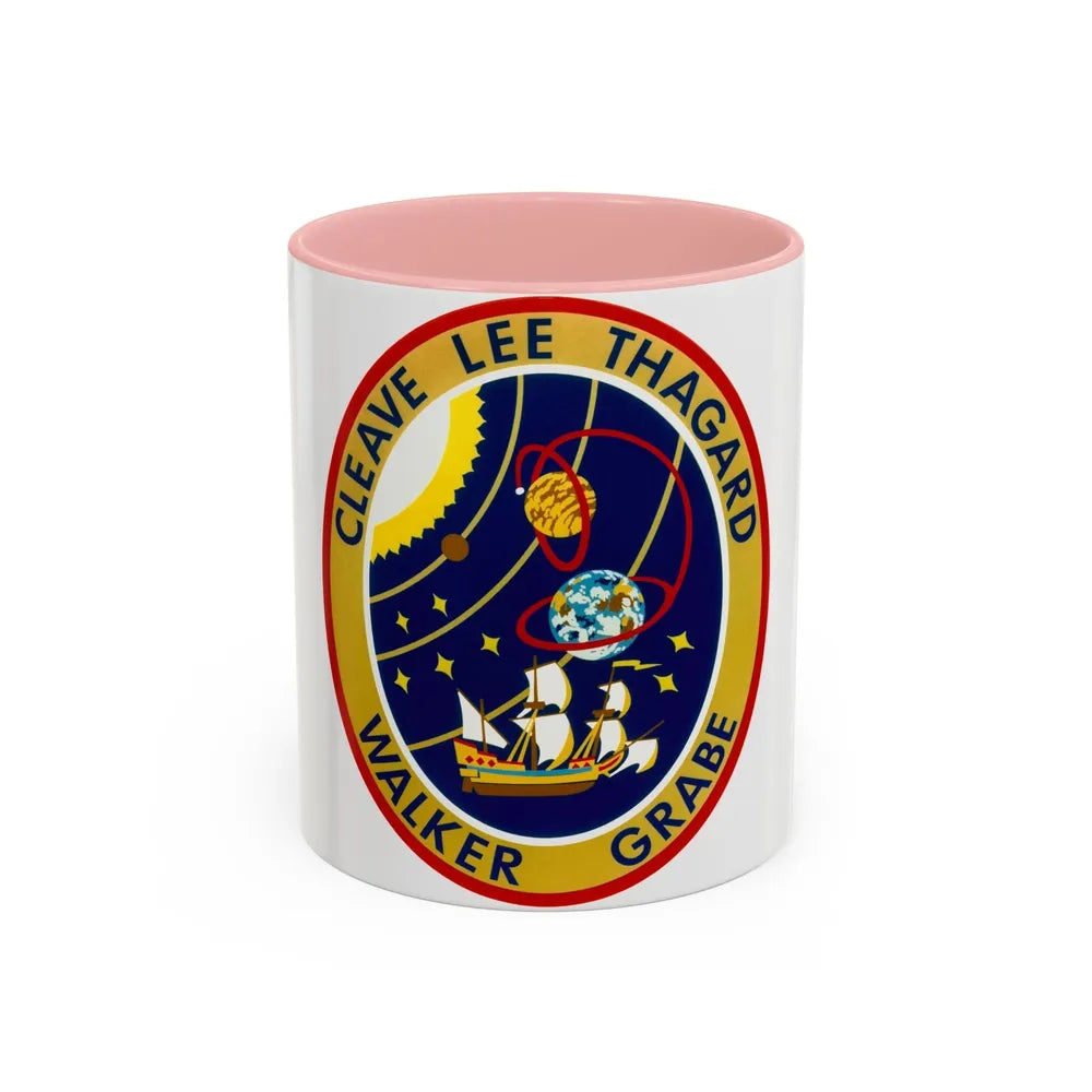 STS 30 (NASA) Accent Coffee Mug-11oz-Pink-Go Mug Yourself