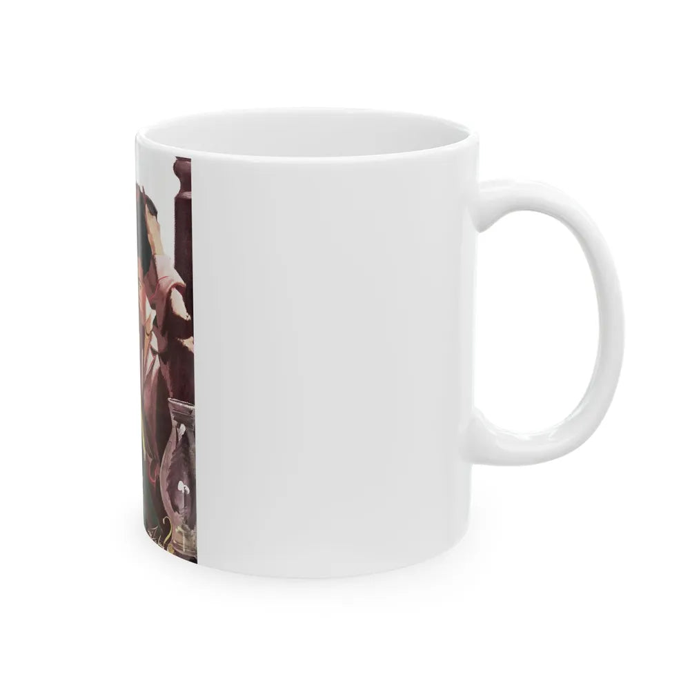 Collier's magazine illustration - White Coffee Mug-Go Mug Yourself