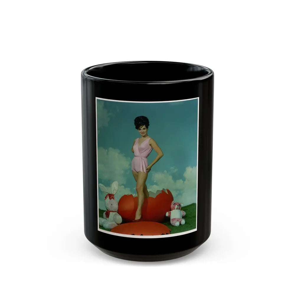 Gila Golan #42 (Vintage Female Icon) Black Coffee Mug-15oz-Go Mug Yourself