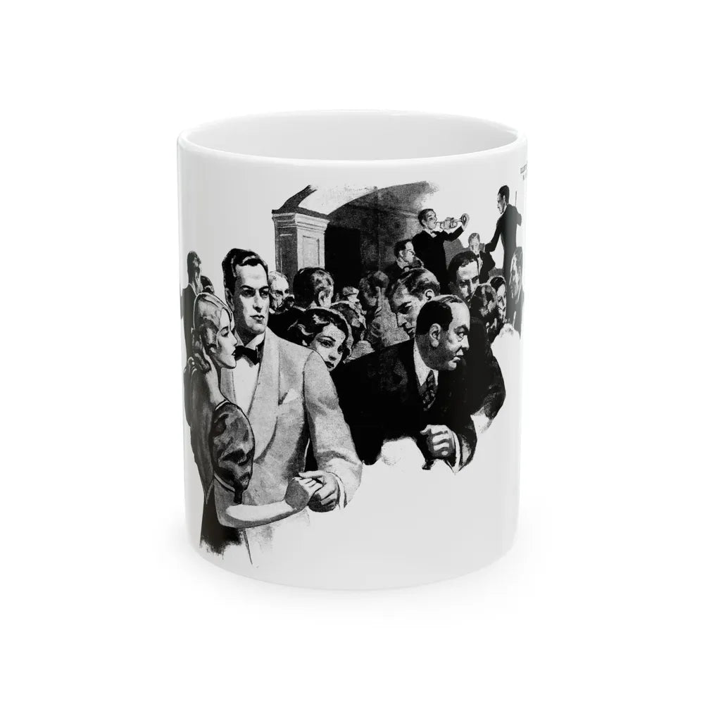 Ghost In The Wind, Liberty magazine, October 31, 1936 - White Coffee Mug-11oz-Go Mug Yourself