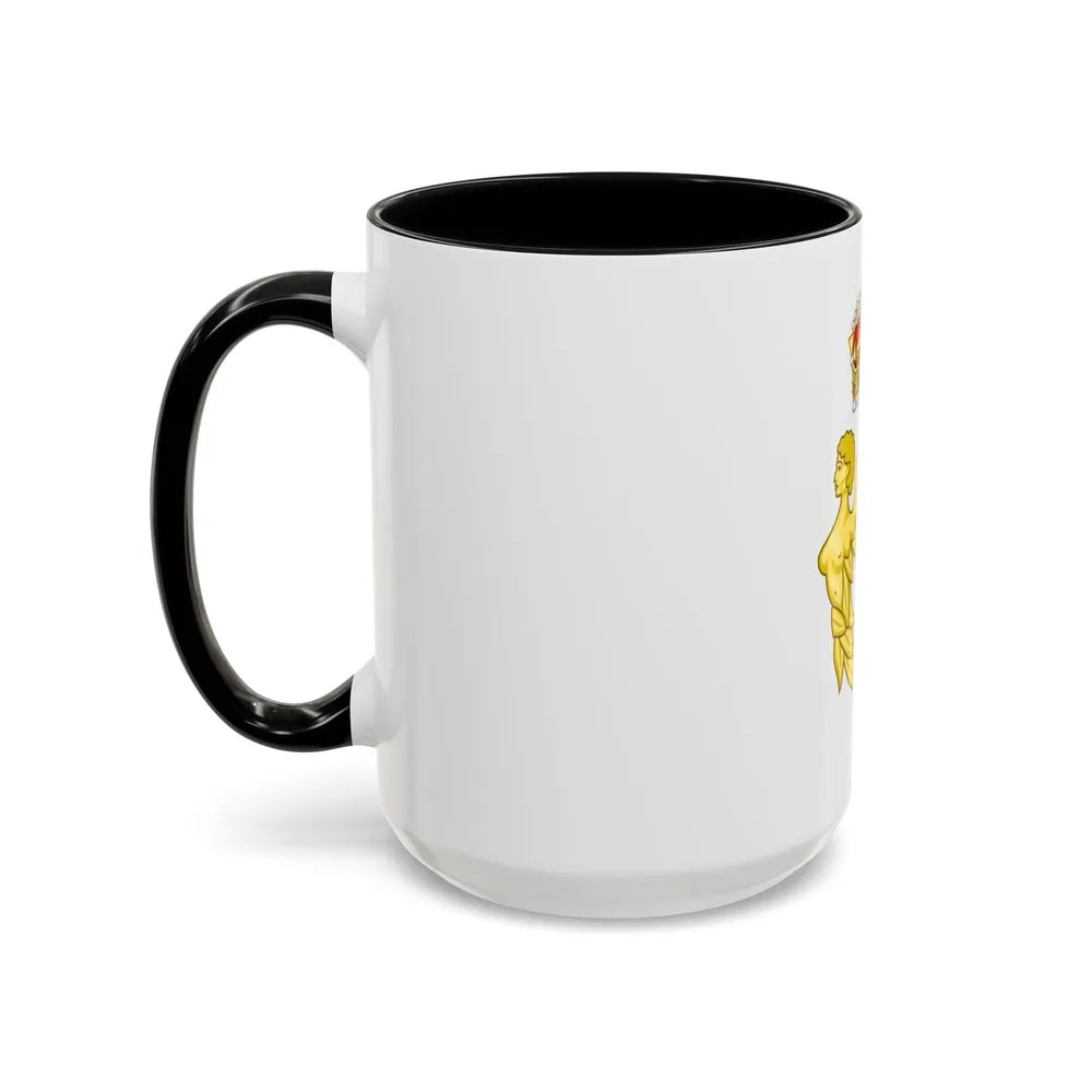 Crowned Harp (Tudor Crown) - Accent Coffee Mug-Go Mug Yourself