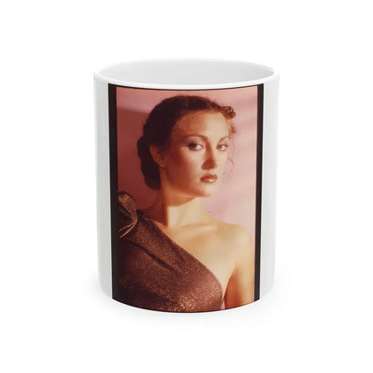 Jane Seymour #34 (Vintage Female Icon) White Coffee Mug-11oz-Go Mug Yourself