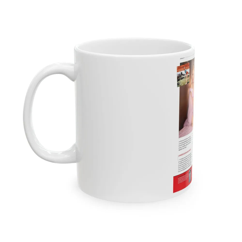 Jeanne Carmen #226 - German Mag. Layout (Vintage Female Icon) White Coffee Mug-Go Mug Yourself