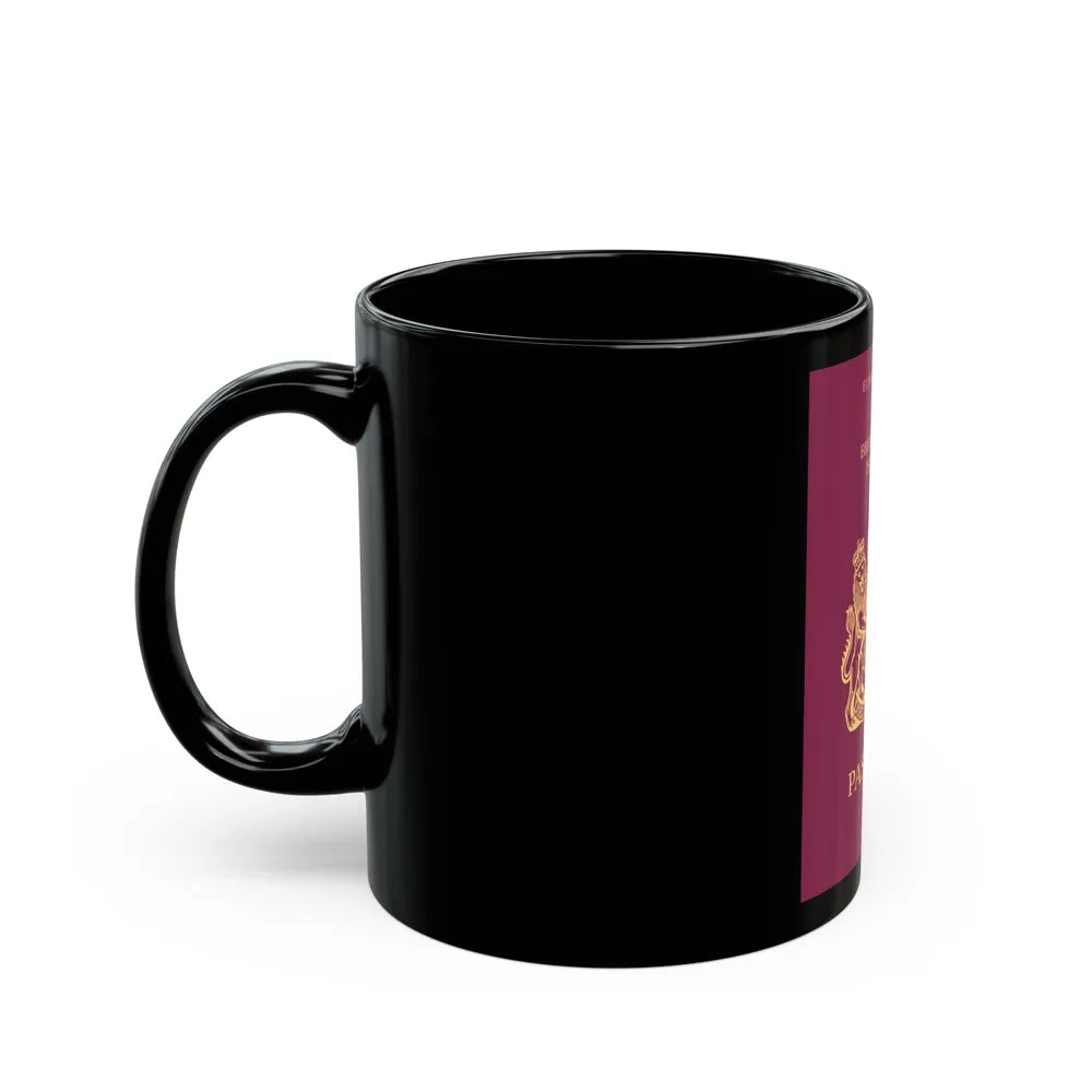 Isle Of Man Passport - Black Coffee Mug-Go Mug Yourself