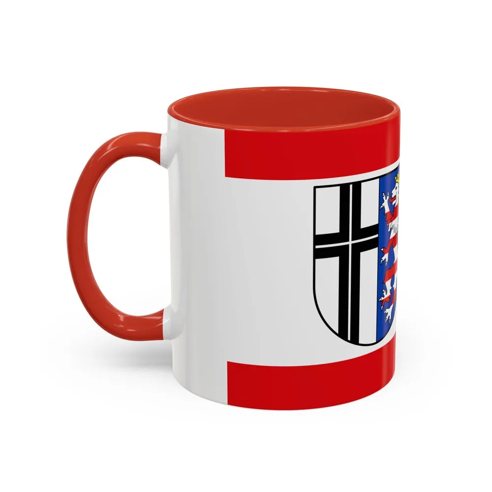 Flag of Fulda Germany - Accent Coffee Mug-Go Mug Yourself