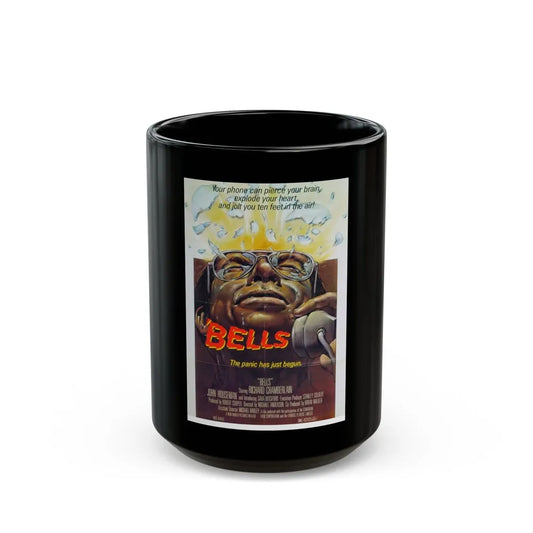 BELLS (MURDER BY PHONE) 1982 Movie Poster - Black Coffee Mug-15oz-Go Mug Yourself