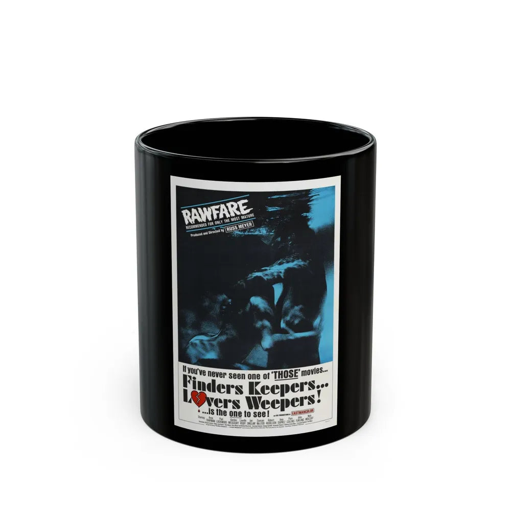 FINDERS KEEPERS, LOVERS WEEPERS 1968 Movie Poster - Black Coffee Mug-11oz-Go Mug Yourself