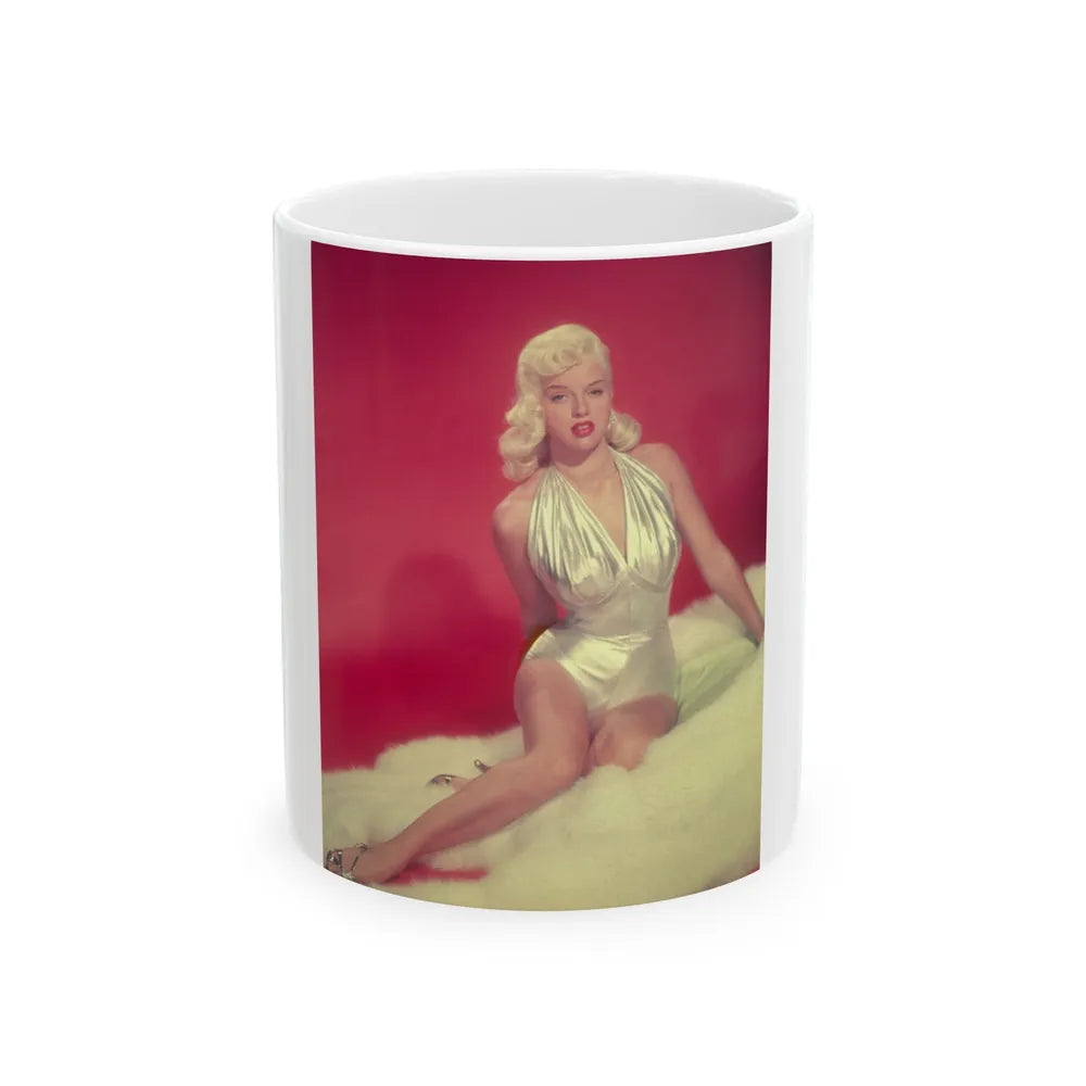 Diana Dors #95 1 (Vintage Female Icon) White Coffee Mug-11oz-Go Mug Yourself