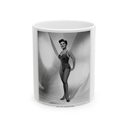 Debra Paget #350 (Vintage Female Icon) White Coffee Mug-11oz-Go Mug Yourself