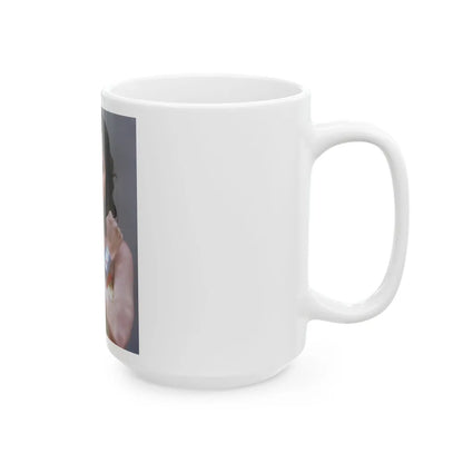 Lynda Carter #232 - Wonder Woman Photo (Vintage Female Icon) White Coffee Mug-Go Mug Yourself