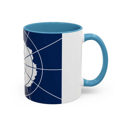 Flag of Antarctic Treaty - Accent Coffee Mug-Go Mug Yourself