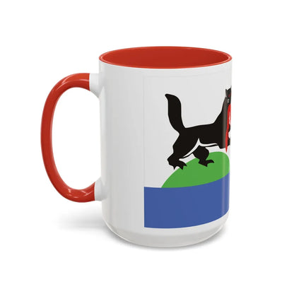 Flag of Irkutsk Russia - Accent Coffee Mug-Go Mug Yourself