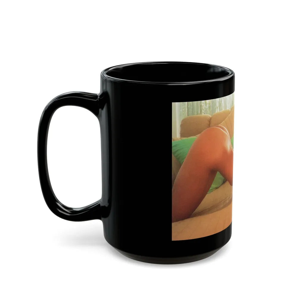 Ola Ray #113 (Vintage Female Icon) Black Coffee Mug-Go Mug Yourself