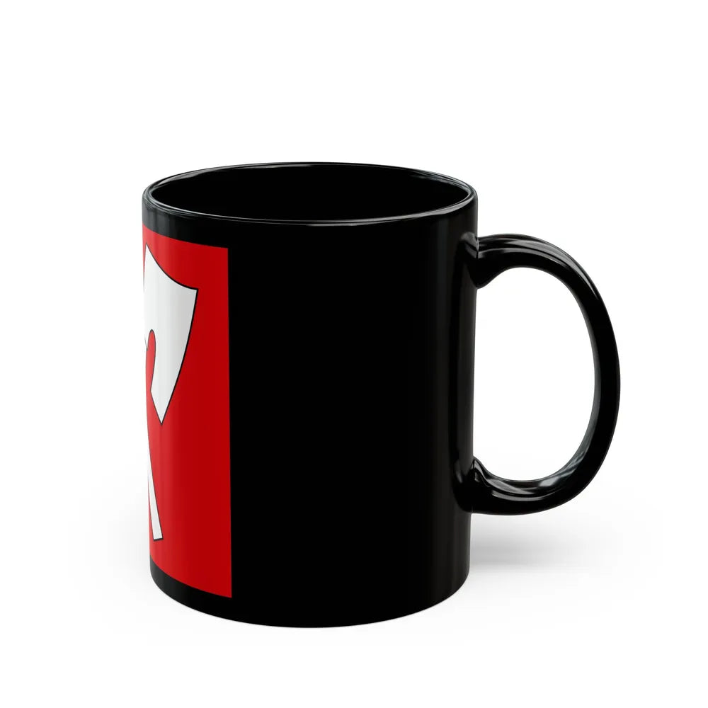 Flag of Biel Switzerland - Black Coffee Mug-Go Mug Yourself