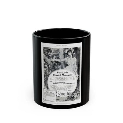 Cosmopolitan ad, Hearst's Magazine, March 1914 - Black Coffee Mug-11oz-Go Mug Yourself