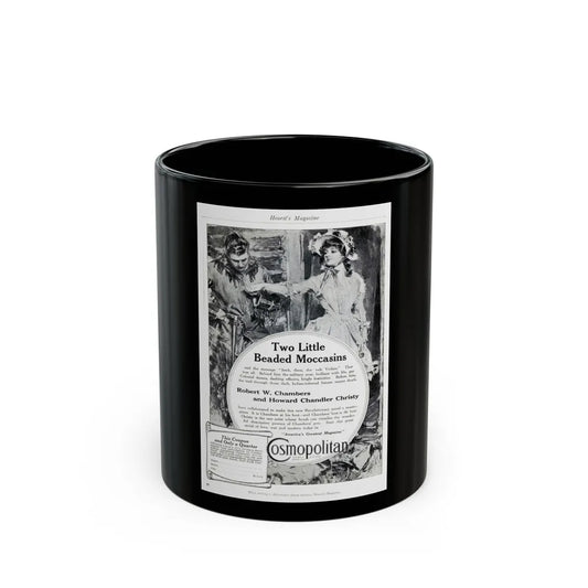 Cosmopolitan ad, Hearst's Magazine, March 1914 - Black Coffee Mug-11oz-Go Mug Yourself