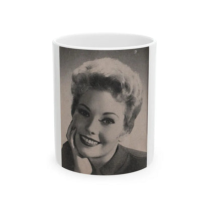 Kim Novak #171 - Scanned Mag. 66 Photos (Vintage Female Icon) White Coffee Mug-11oz-Go Mug Yourself