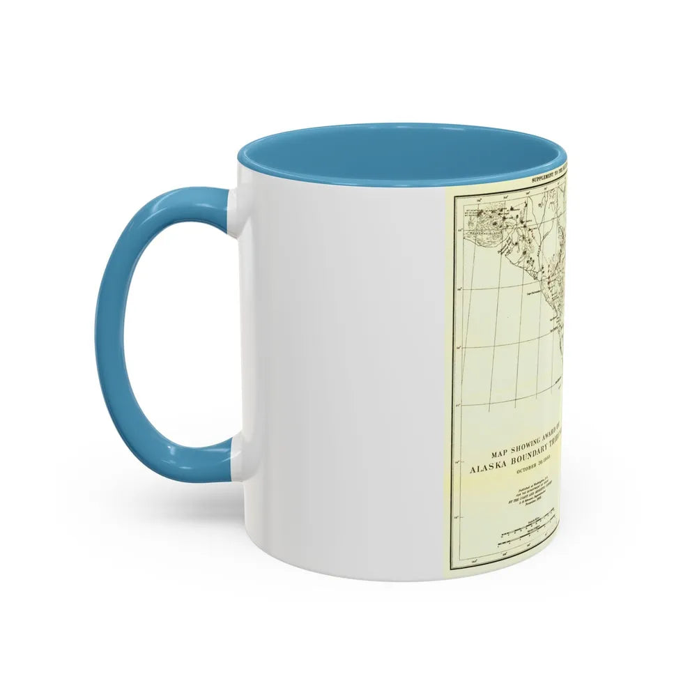 USA - Alaska (1903) (Map) Accent Coffee Mug-Go Mug Yourself