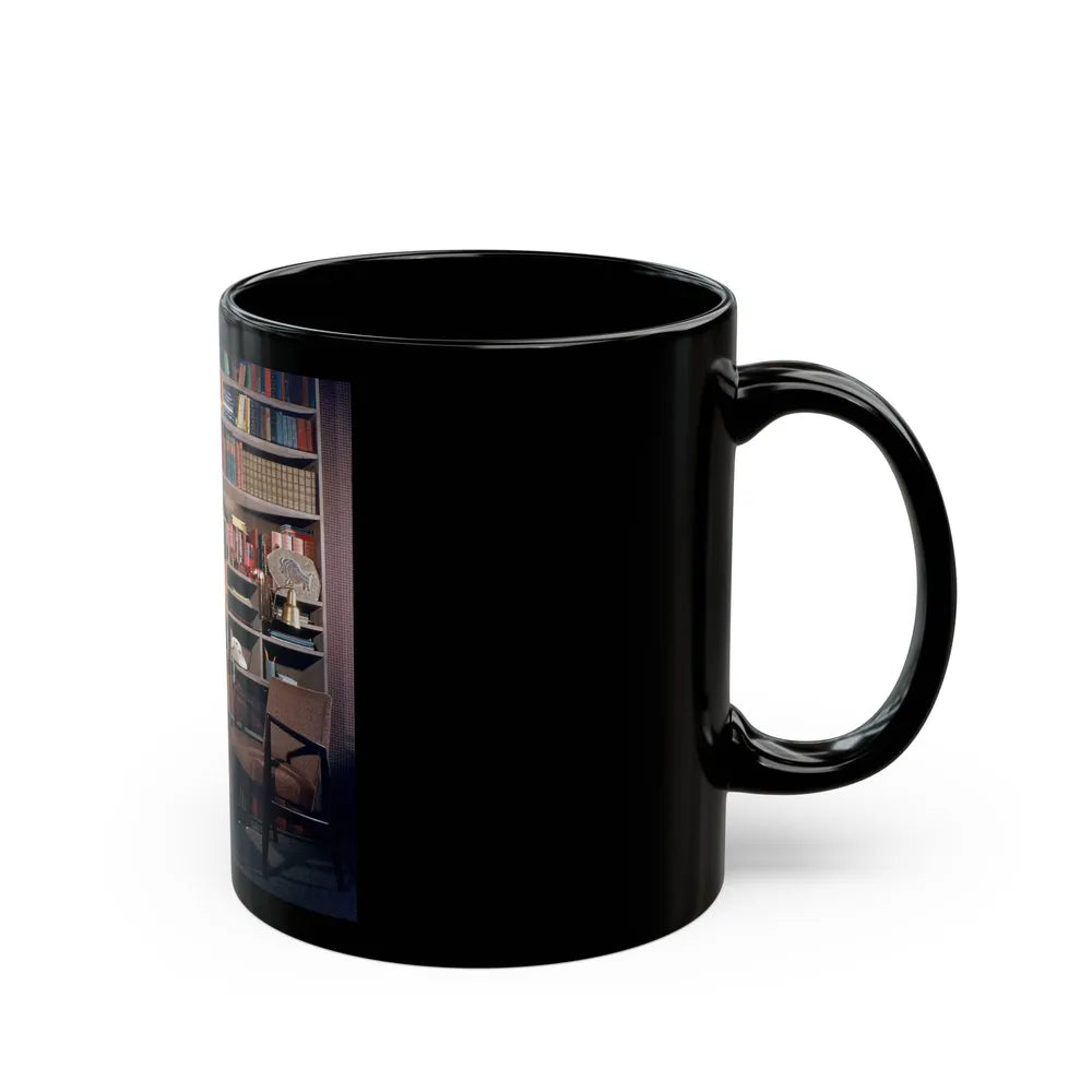 Julie Newmar #667 (Vintage Female Icon) Black Coffee Mug-Go Mug Yourself