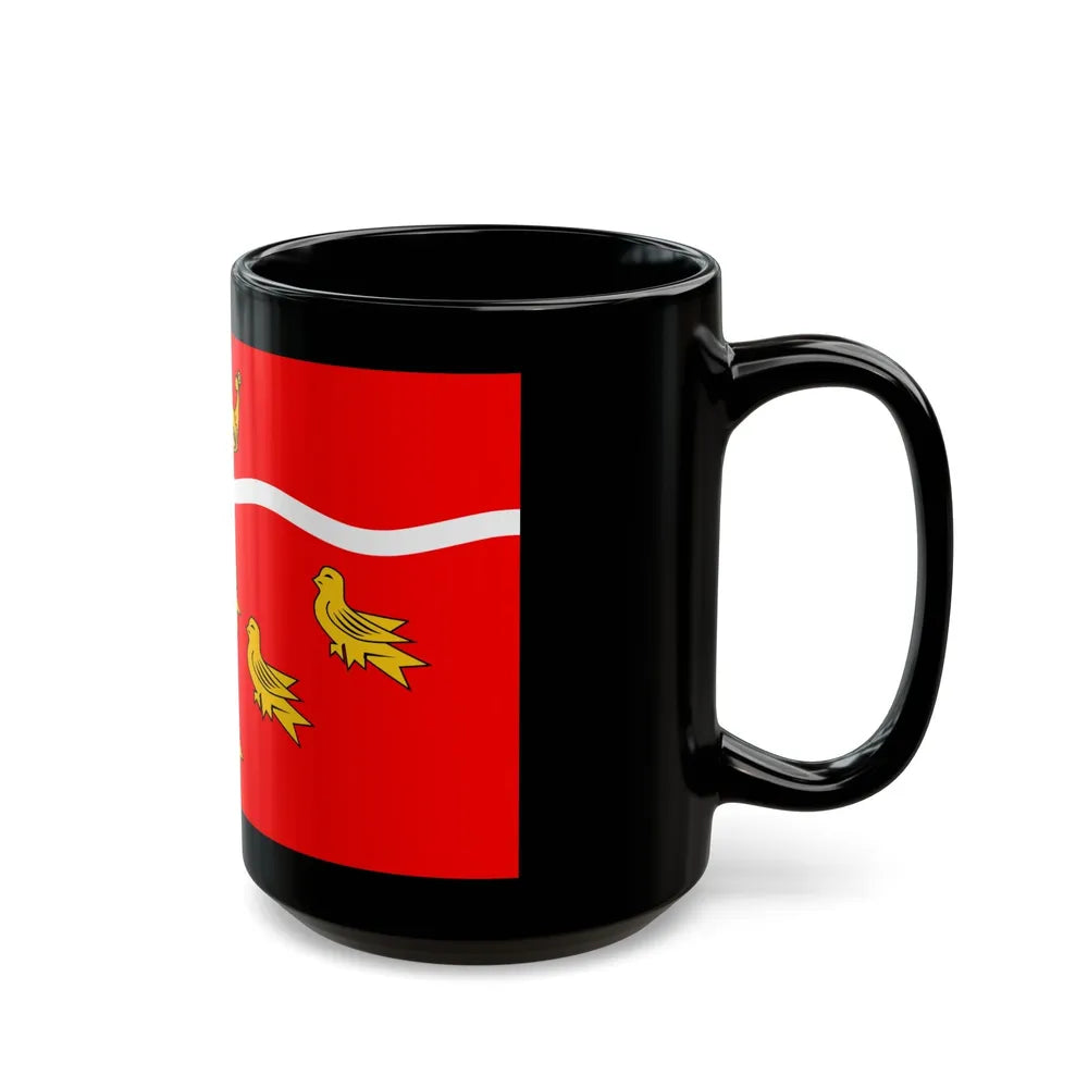 Flag of East Sussex UK - Black Coffee Mug-Go Mug Yourself