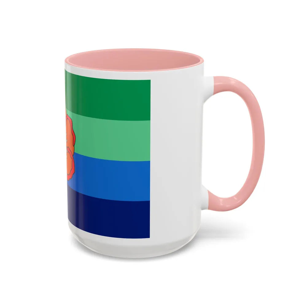 Flag of Angaur Palau - Accent Coffee Mug-Go Mug Yourself