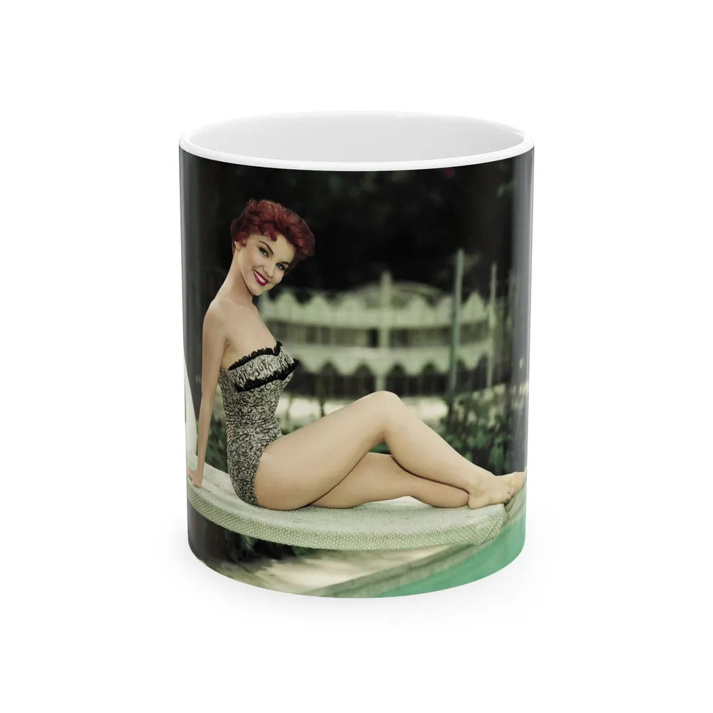 Debra Paget #370 1 (Vintage Female Icon) White Coffee Mug-11oz-Go Mug Yourself