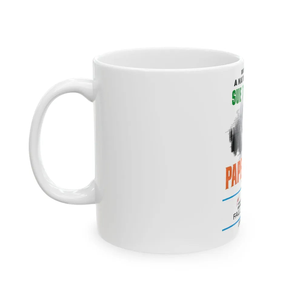 Sue Thompson 1964 (Music Poster) White Coffee Mug-Go Mug Yourself