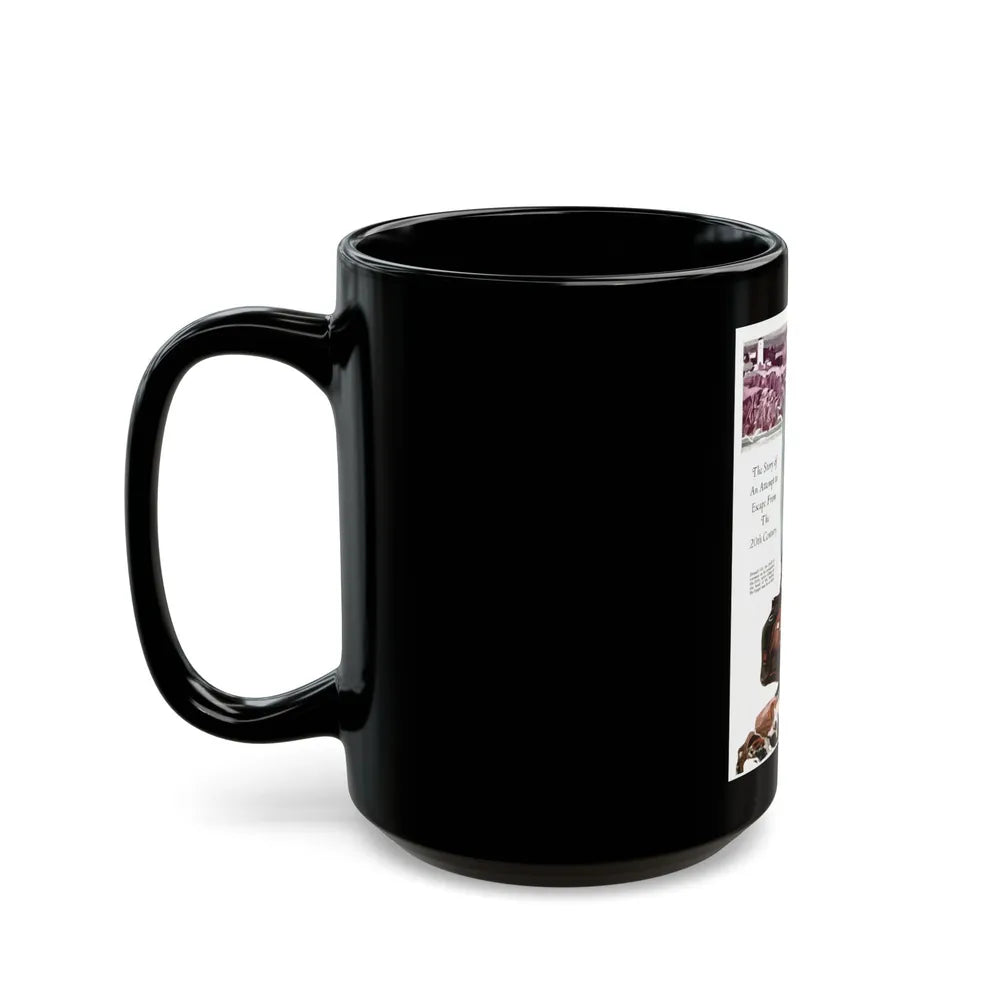 Escape, 1933 - Black Coffee Mug-Go Mug Yourself