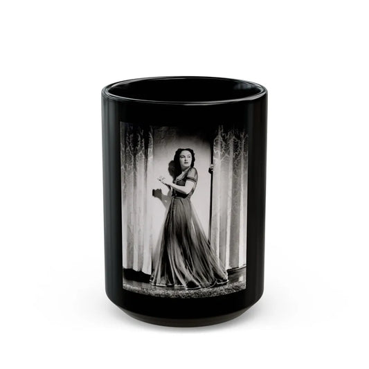 Fay Wray #11 (Vintage Female Icon) Black Coffee Mug-15oz-Go Mug Yourself