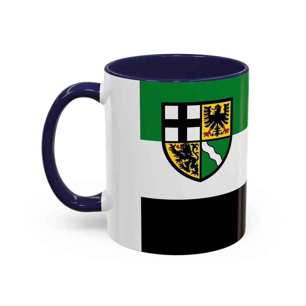 Flag of Ahrweiler Germany - Accent Coffee Mug-Go Mug Yourself