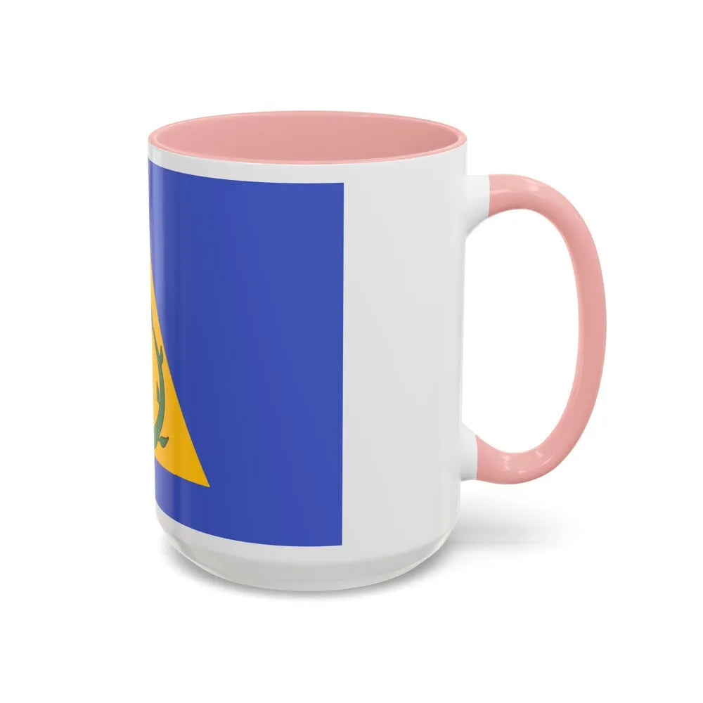 Flag of Kayangel Palau - Accent Coffee Mug-Go Mug Yourself