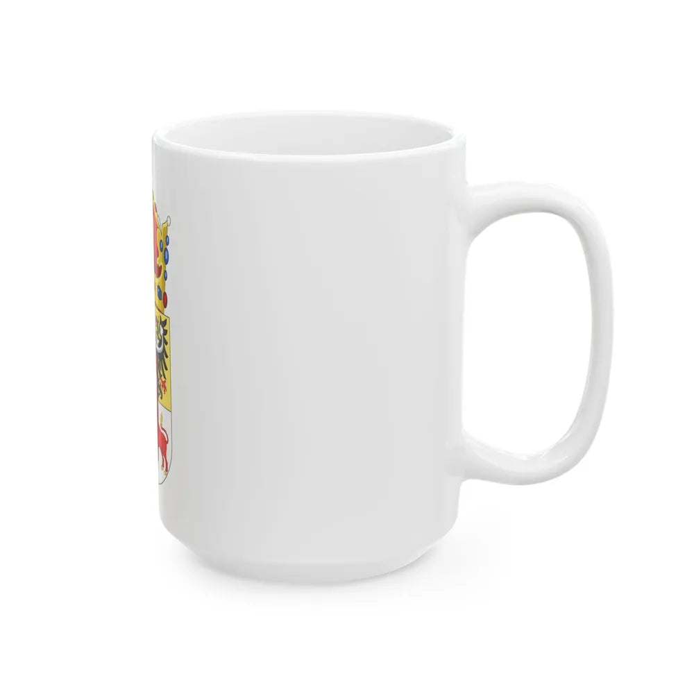 Coat of arms of Bohemian Crown - White Coffee Mug-Go Mug Yourself