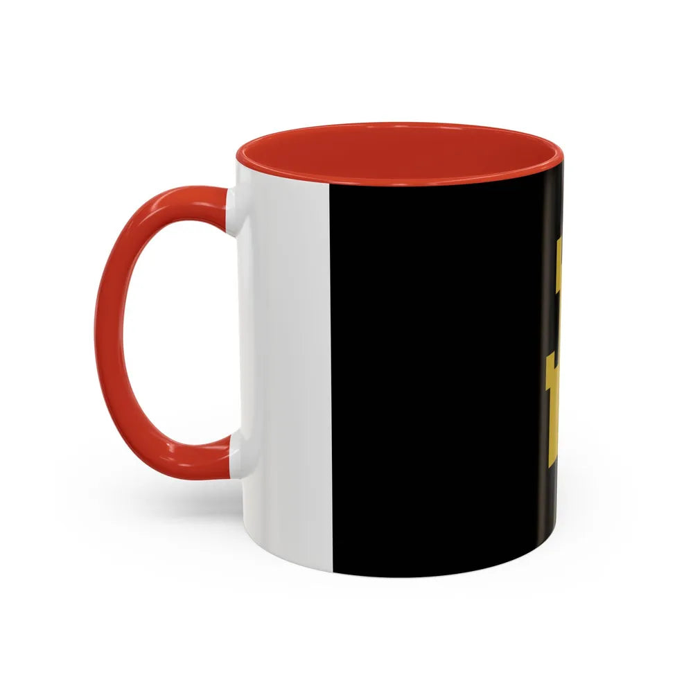 Flag of Finnmark Norway - Accent Coffee Mug-Go Mug Yourself