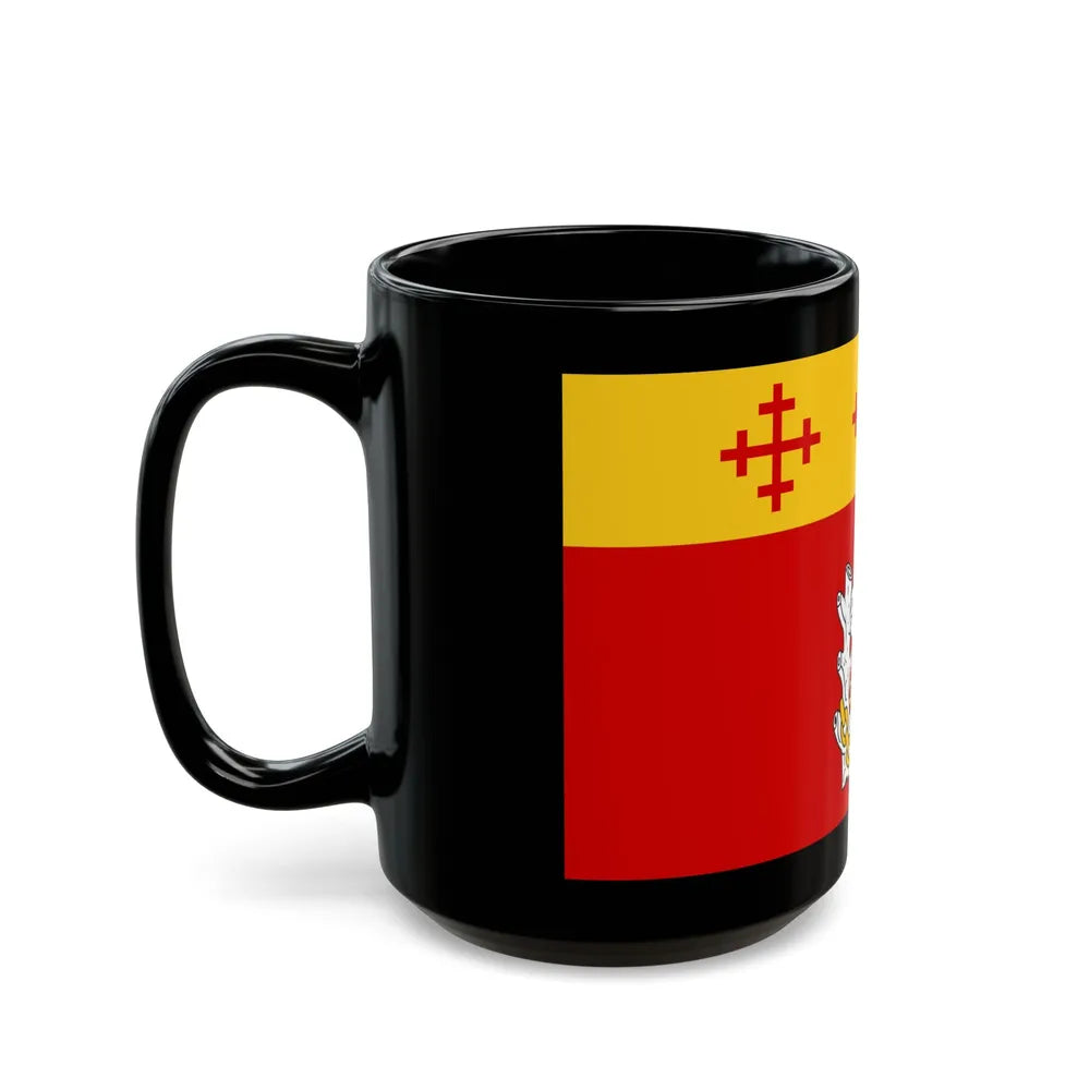 Flag of Warwickshire UK - Black Coffee Mug-Go Mug Yourself