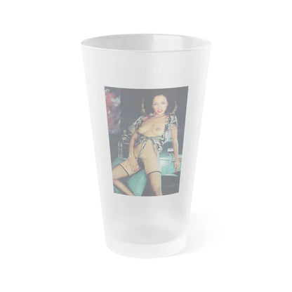 Ola Ray #41 (Vintage Female Icon) Frosted Pint 16oz-16oz-Frosted-Go Mug Yourself