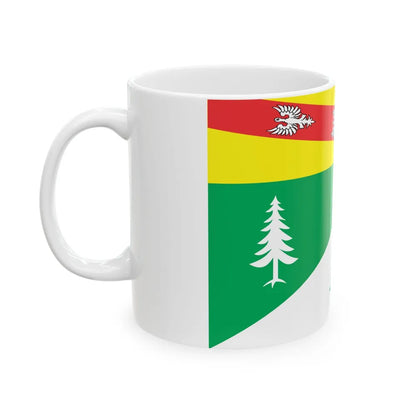 Flag of Vosges France 2 - White Coffee Mug-Go Mug Yourself