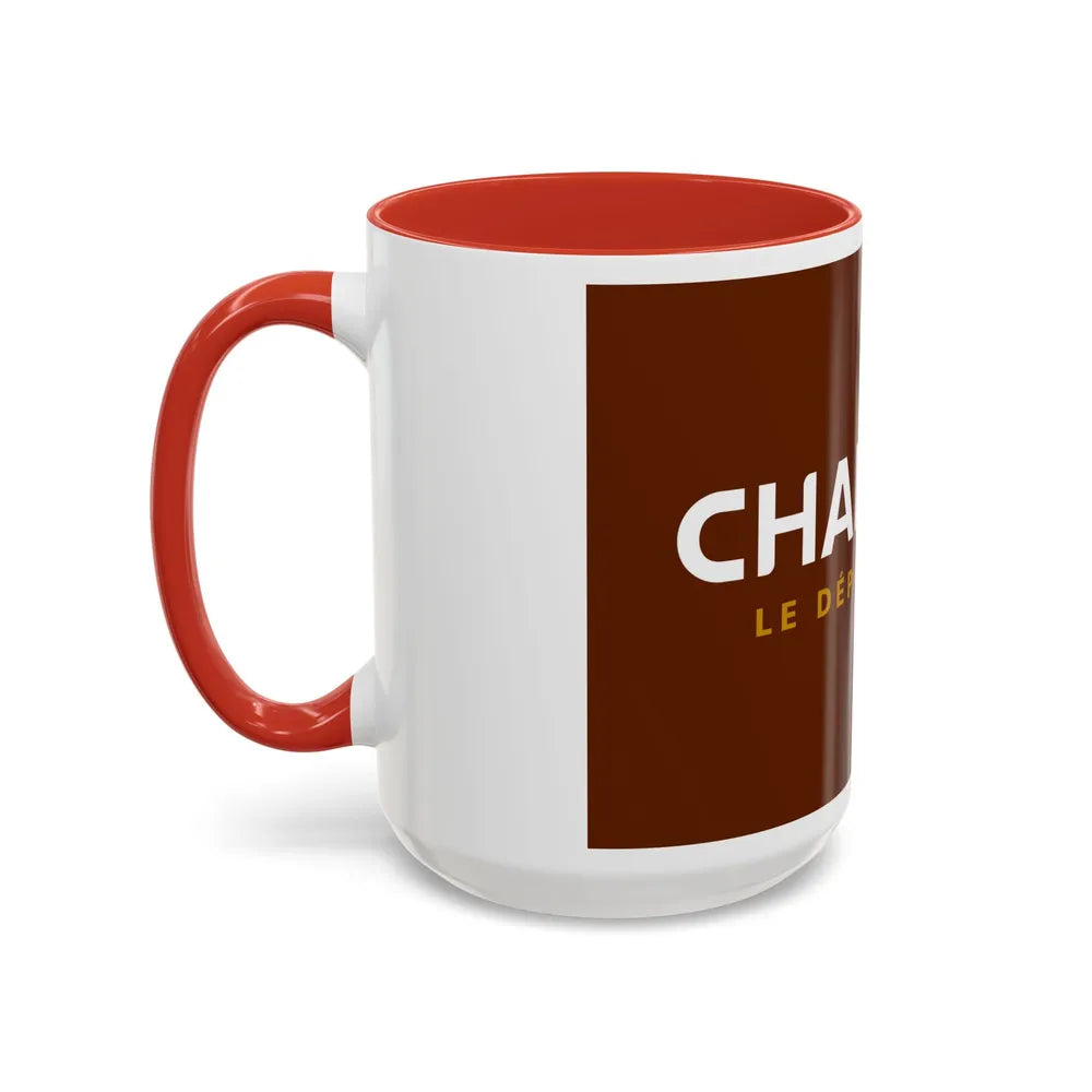 Flag of Charente France - Accent Coffee Mug-Go Mug Yourself