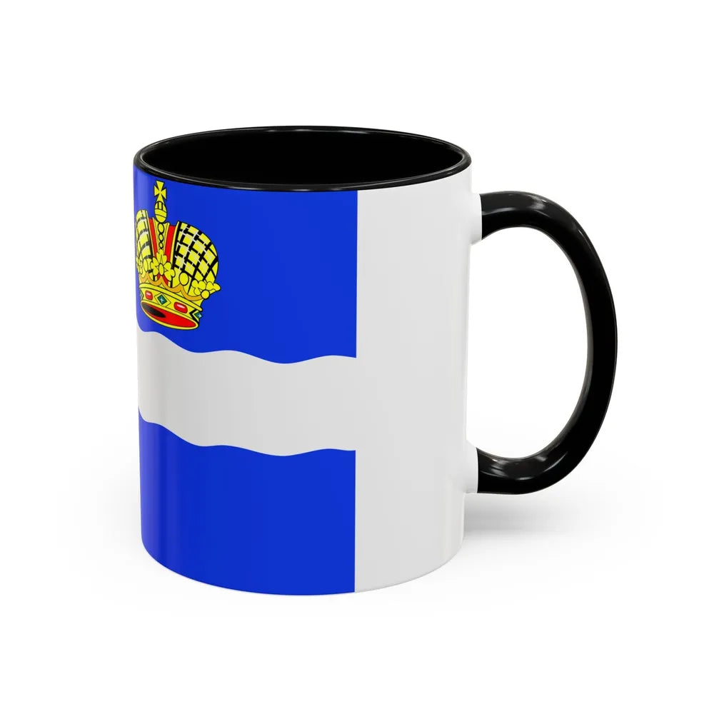 Flag of Kaluga Russia - Accent Coffee Mug-Go Mug Yourself