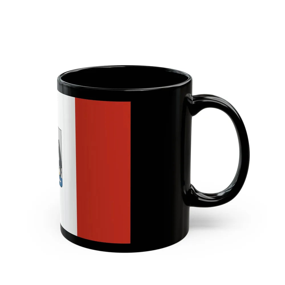 Flag of Novgorod Oblast Russia - Black Coffee Mug-Go Mug Yourself